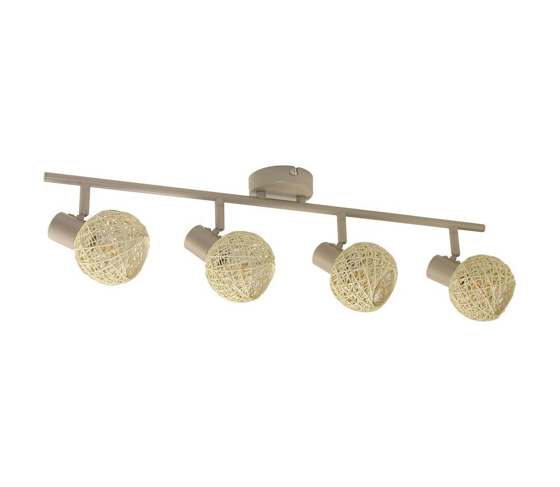 Donoci Bodové svietidlo DEX 4xE14/10W/230V béžová/krémová
