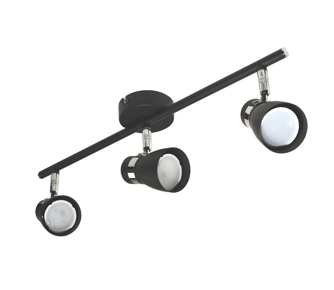Donoci Bodové svietidlo DEZ 3xGU10/30W/230V čierna