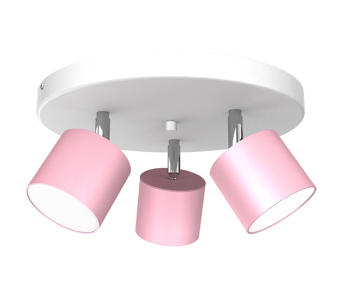 Donoci Bodové svietidlo DIXIE 3xGX53/11W/230V ružová
