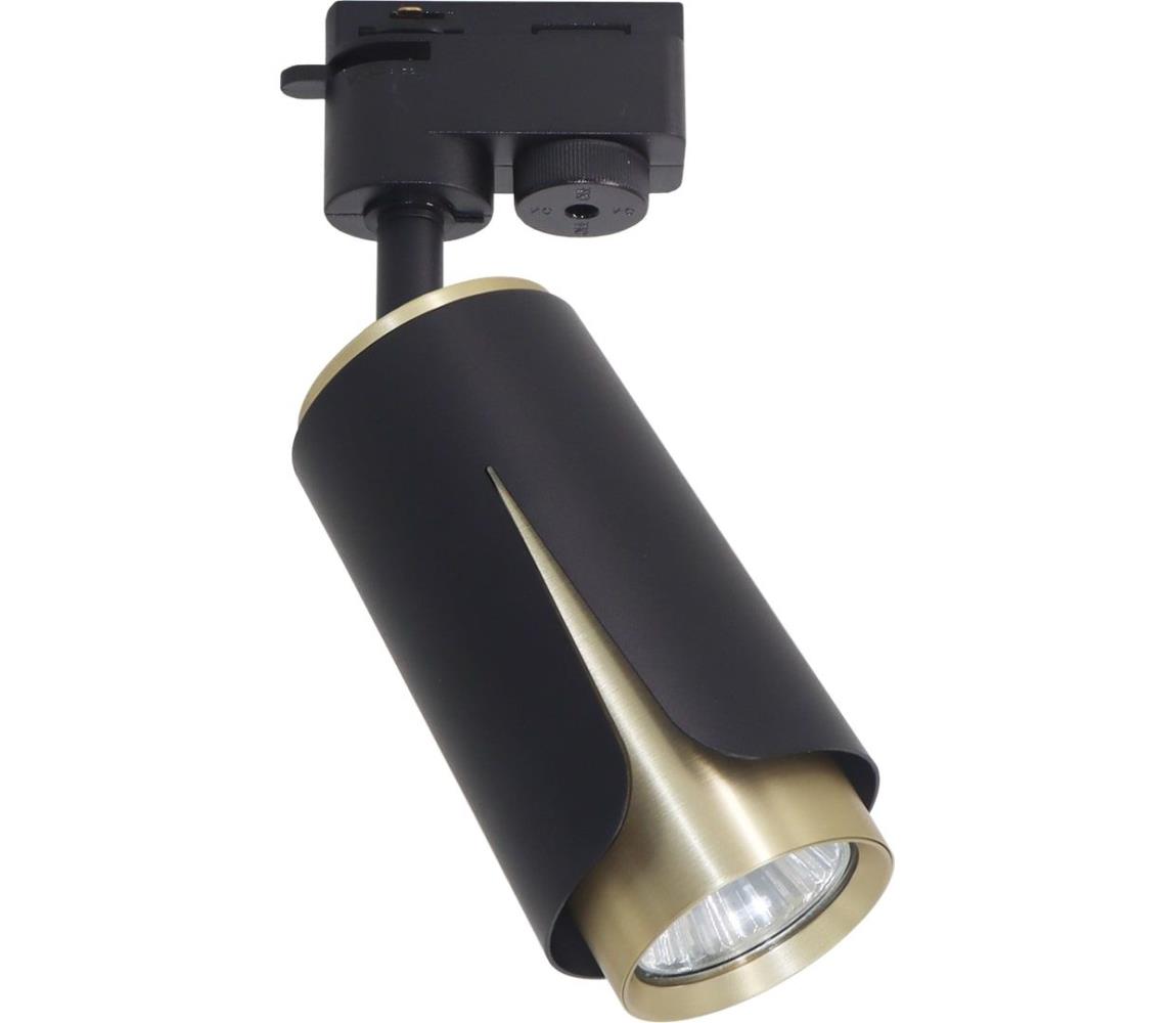 Donoci Bodové svietidlo do lištového systému FLOWER 1xGU10/8W/230V čierna