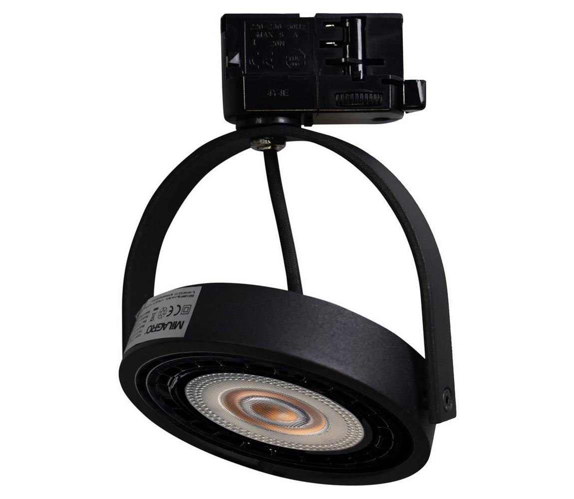 Donoci Bodové svietidlo do lištového systému LUGAR AR111 1xGU10/25W/230V čierna