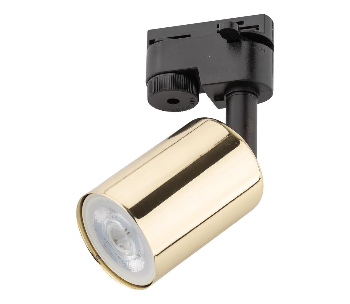 Donoci Bodové svietidlo do lištového systému TOP 1xGU10/10W/230V zlatá/čierna