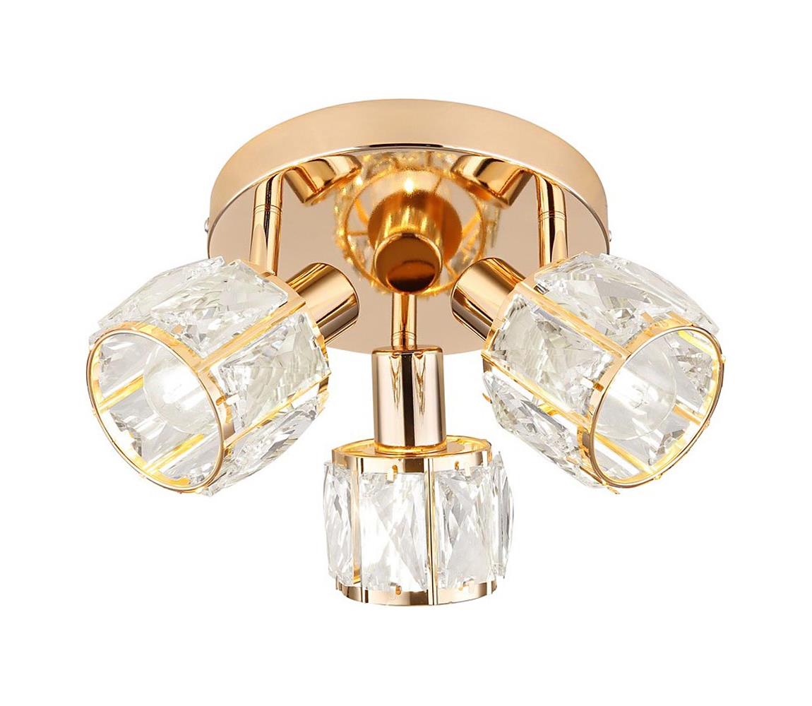 Donoci Bodové svietidlo DUBAI 3xE14/40W/230V pr. 36 cm rose gold