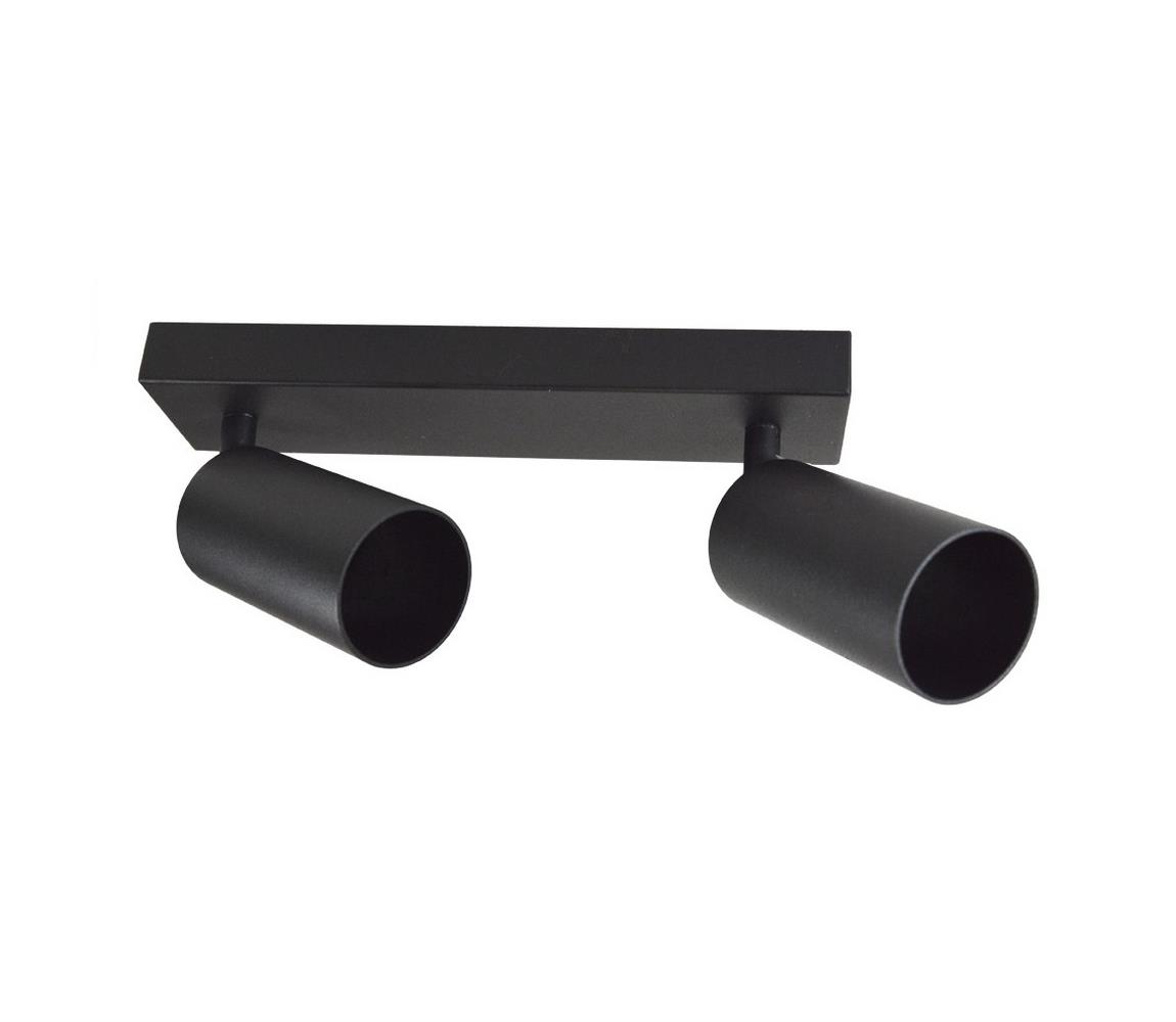 Donoci Bodové svietidlo FARGO 2xGU10/30W/230V čierna
