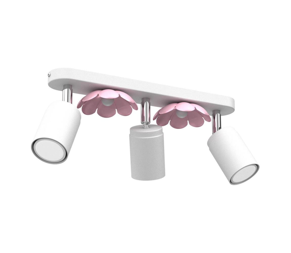 Donoci Bodové svietidlo FLOWER 3xGU10/8W/230V biela 3877