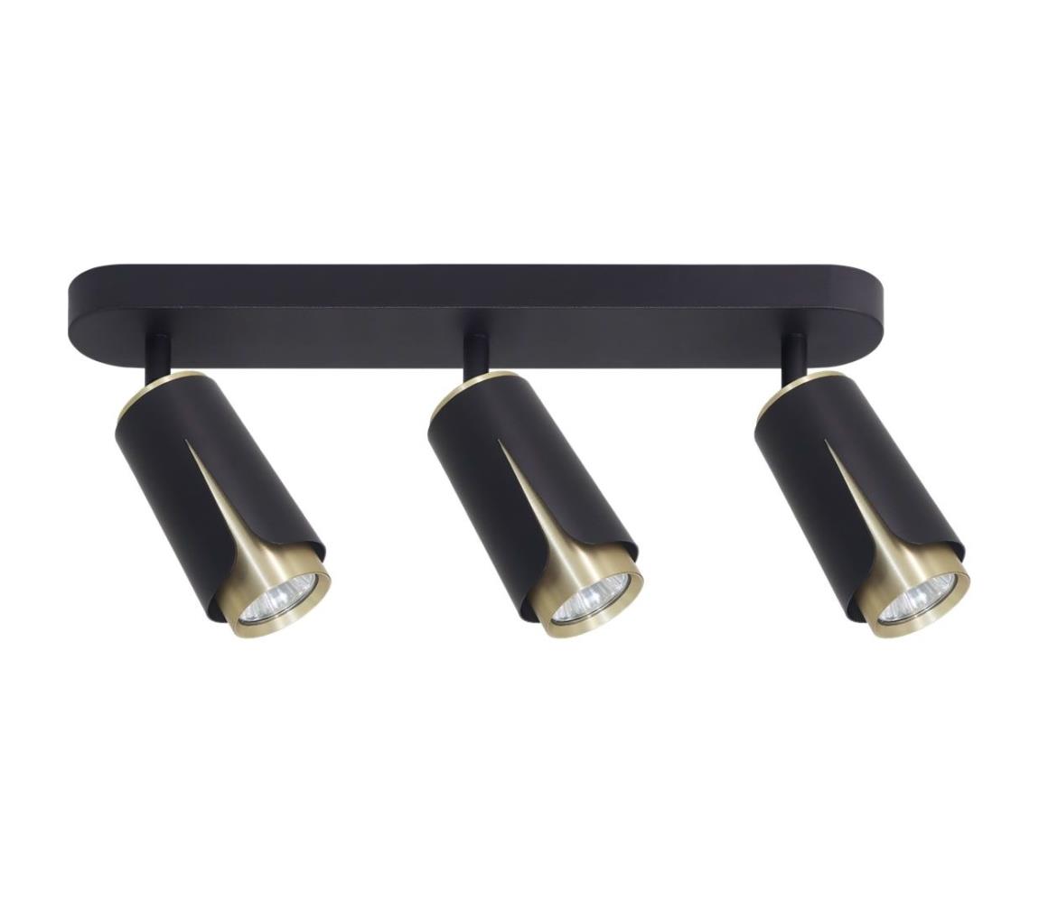 Donoci Bodové svietidlo FLOWER 3xGU10/8W/230V čierna