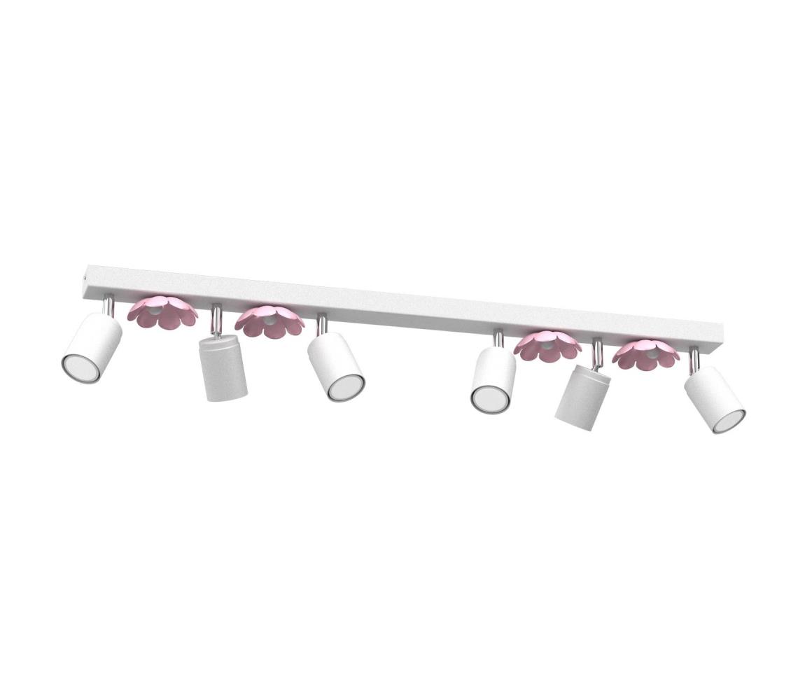 Donoci Bodové svietidlo FLOWER 6xGU10/8W/230V biela