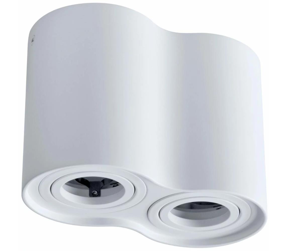Donoci Bodové svietidlo HADAR 2xGU10/10W/230V biela