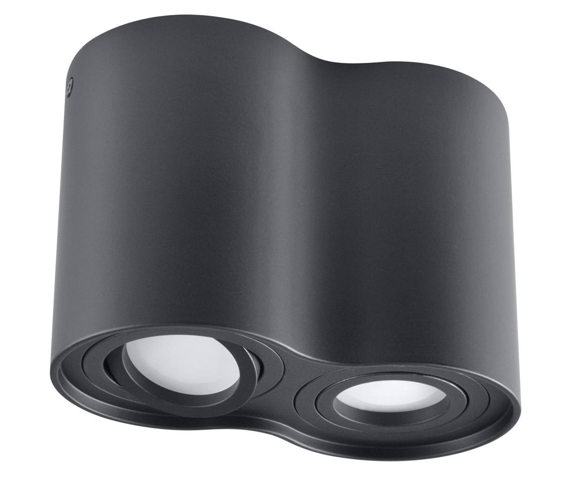 Donoci Bodové svietidlo HADAR 2xGU10/10W/230V čierna