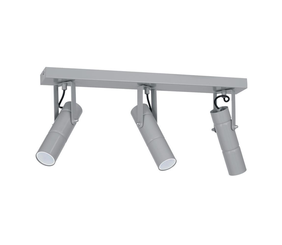 Donoci Bodové svietidlo IMPLODE 3xGU10/8W/230V šedá