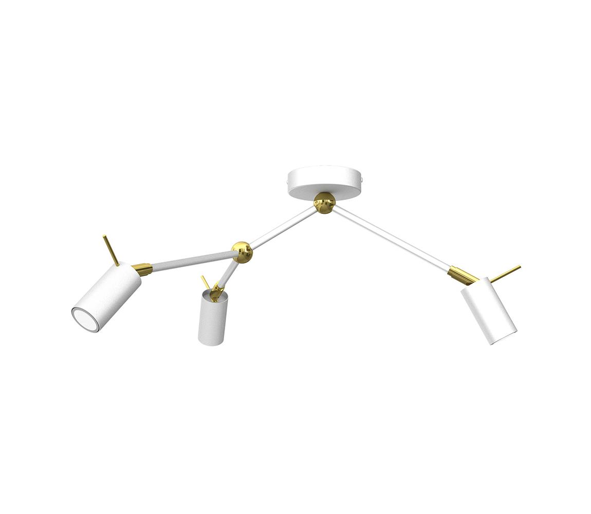 Donoci Bodové svietidlo IRIS 3xGU10/MR11/40W/230V biela/zlatá