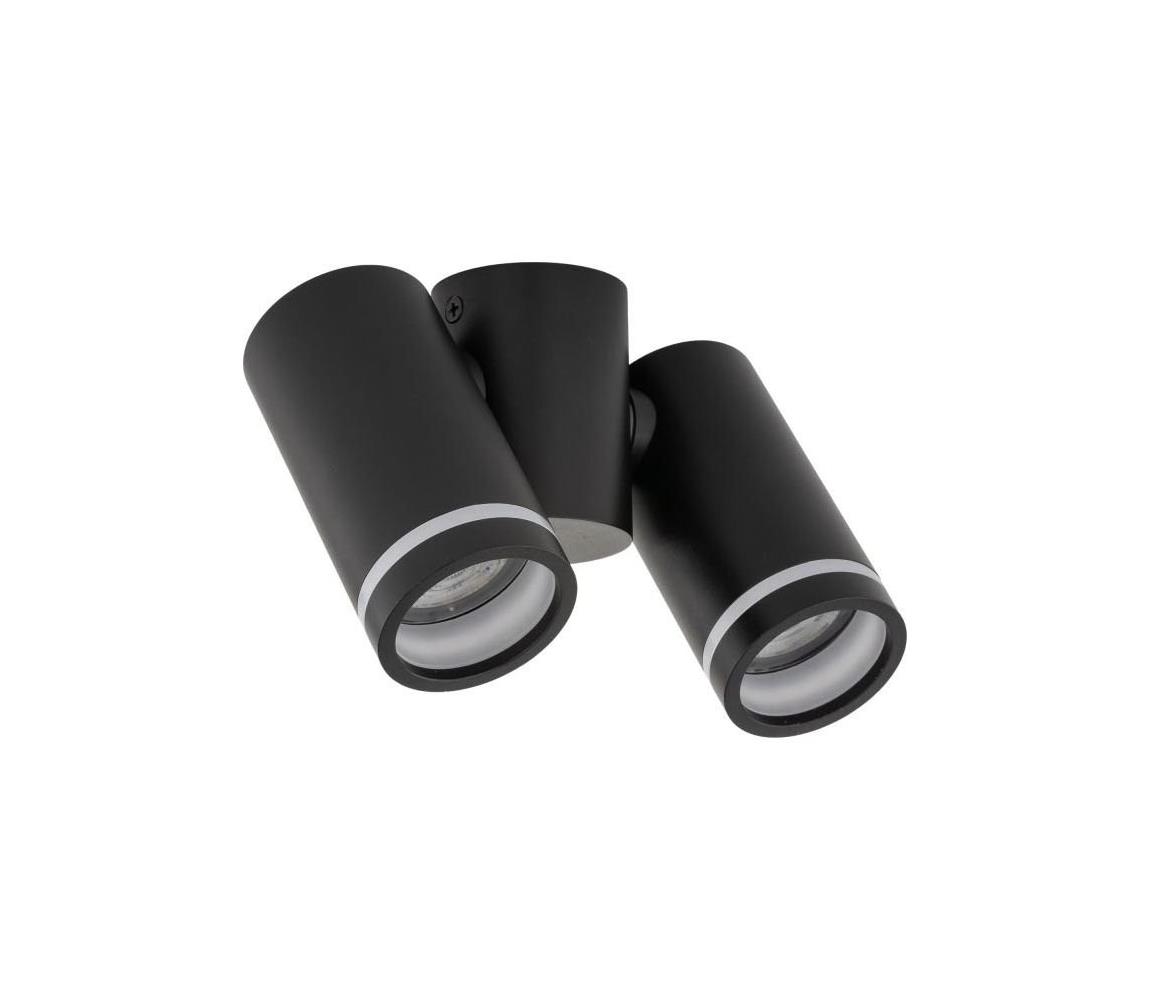 Donoci Bodové svietidlo JET SET 2xGU10/10W/230V čierna