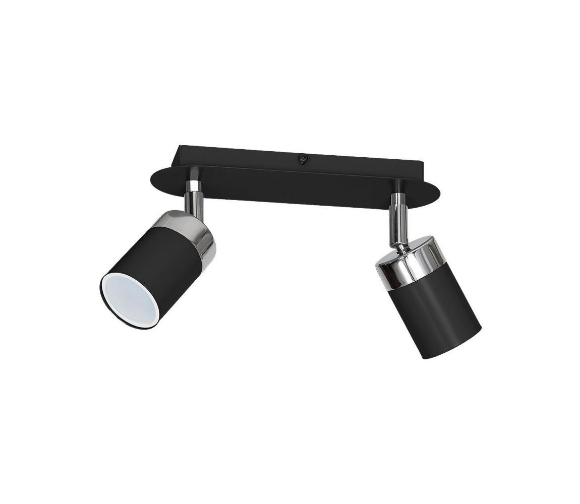 Donoci Bodové svietidlo JOKER 2xGU10/25W/230V čierna