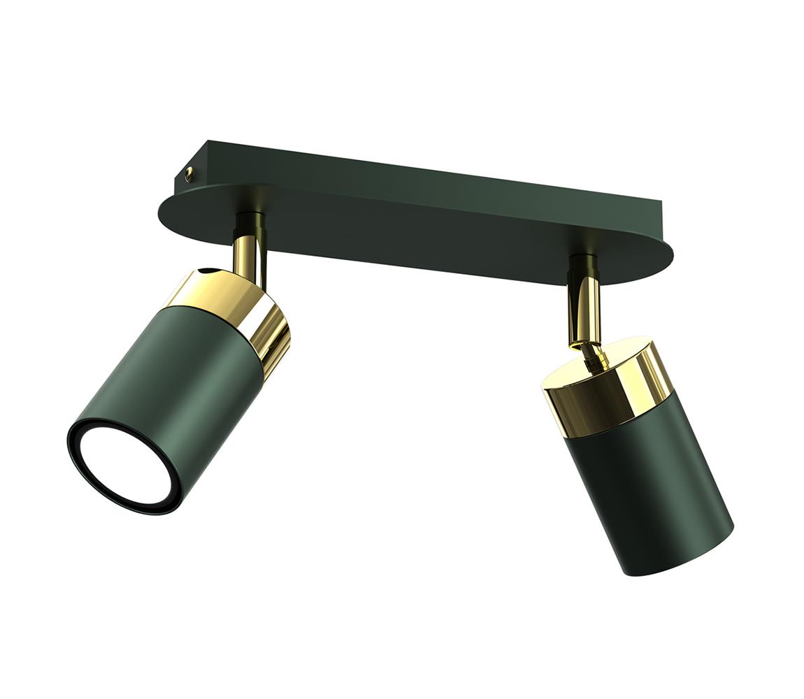 Donoci Bodové svietidlo JOKER 2xGU10/25W/230V zelená