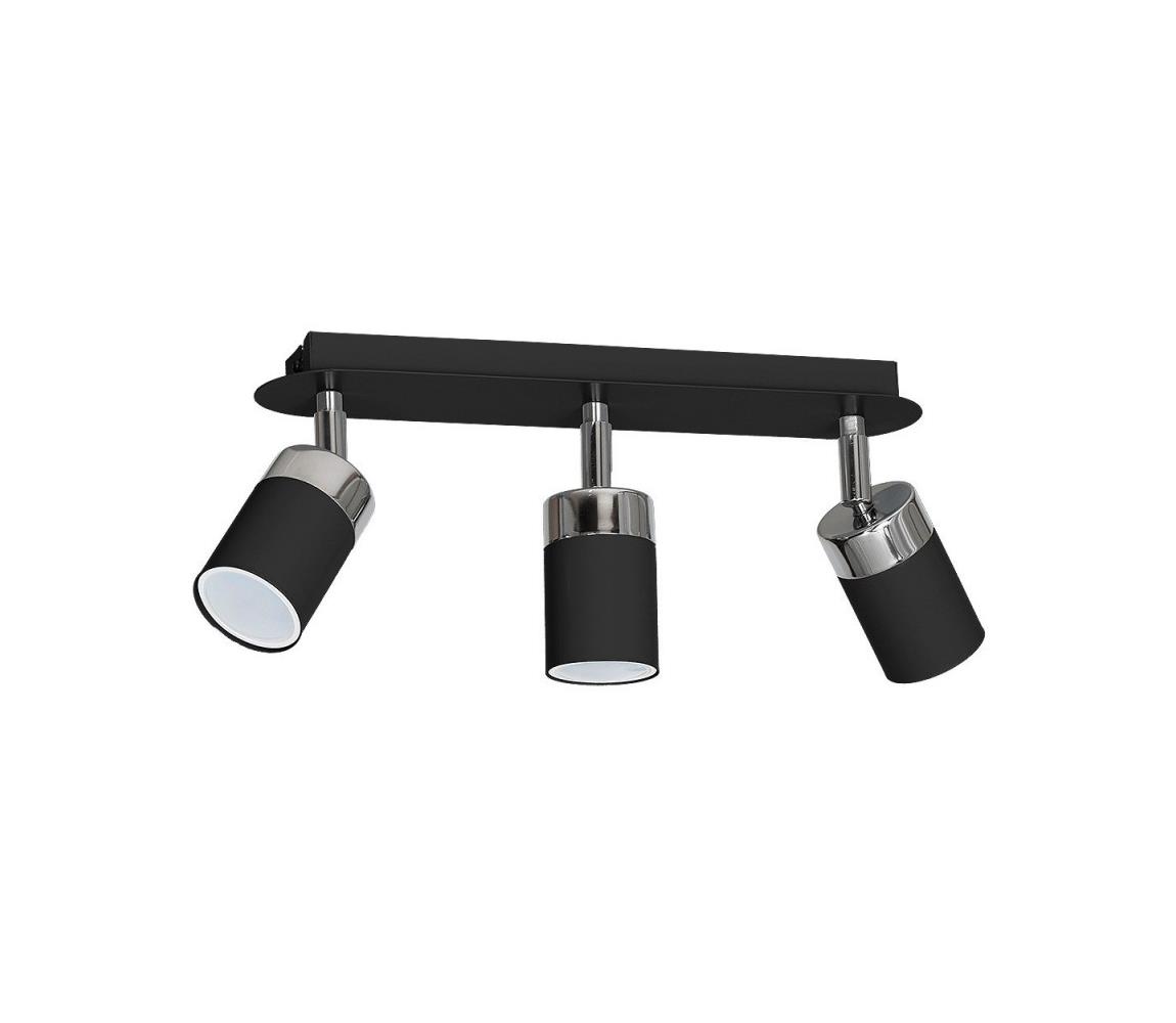 Donoci Bodové svietidlo JOKER 3xGU10/25W/230V čierna