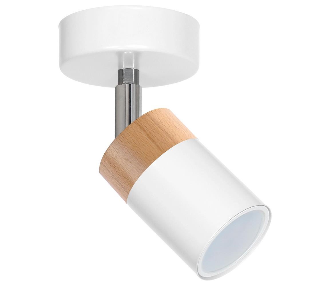 Donoci Bodové svietidlo JOKER WHITE WOOD 1xGU10/8W/230V