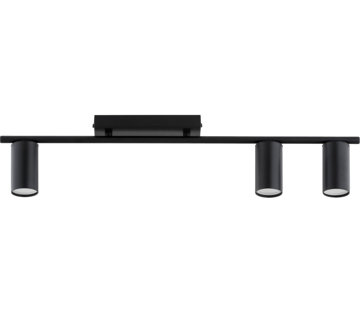 Donoci Bodové svietidlo KANON 3xGU10/10W/230V čierna