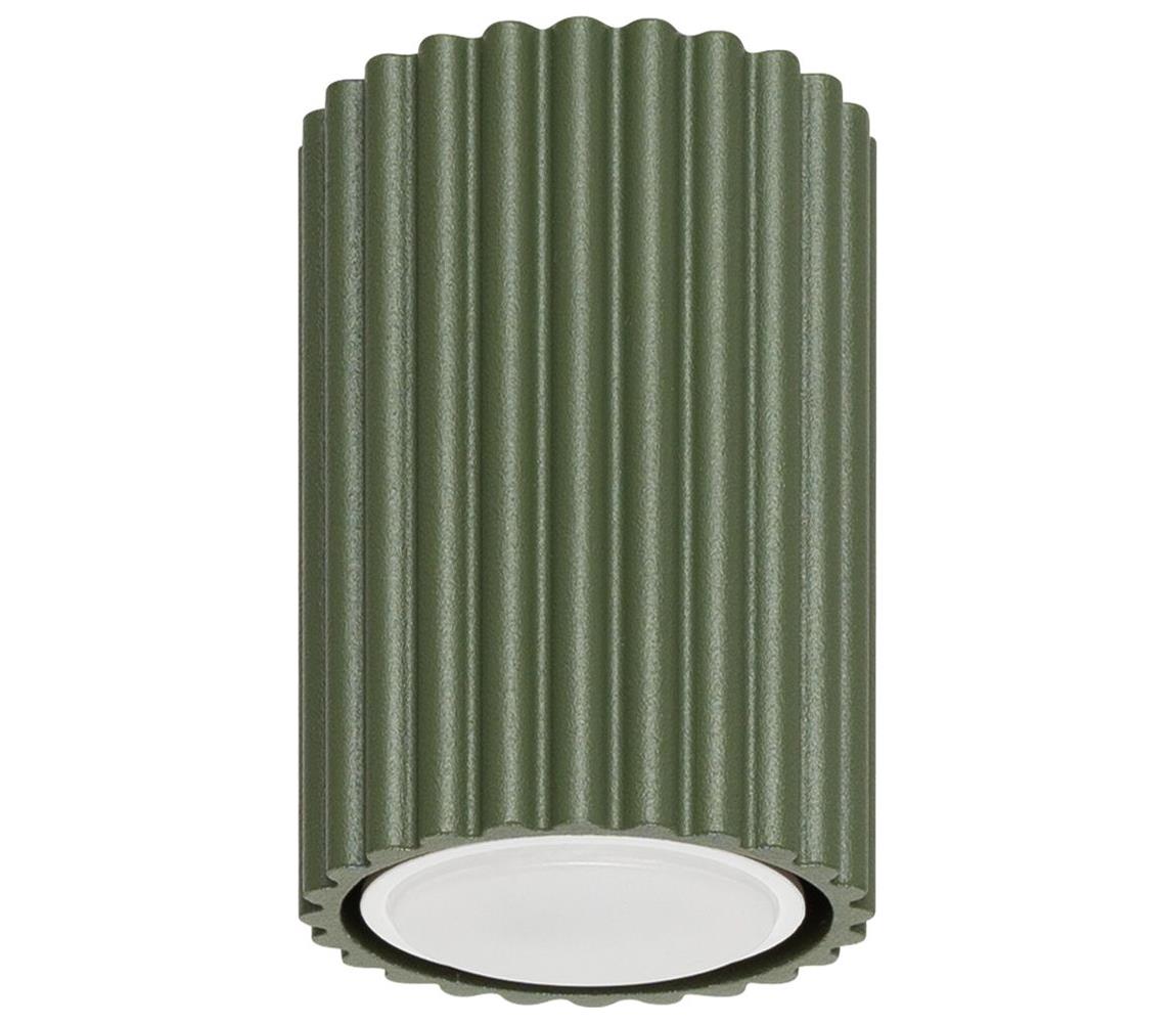 Donoci Bodové svietidlo KARBON 1xGU10/10W/230V 10 cm zelená