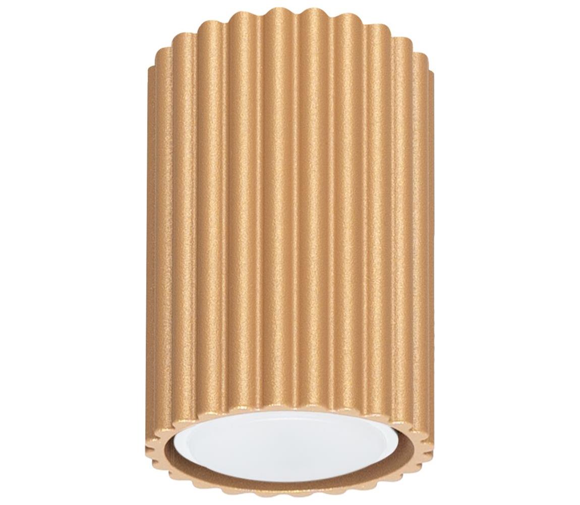 Donoci Bodové svietidlo KARBON 1xGU10/10W/230V 10 cm zlatá