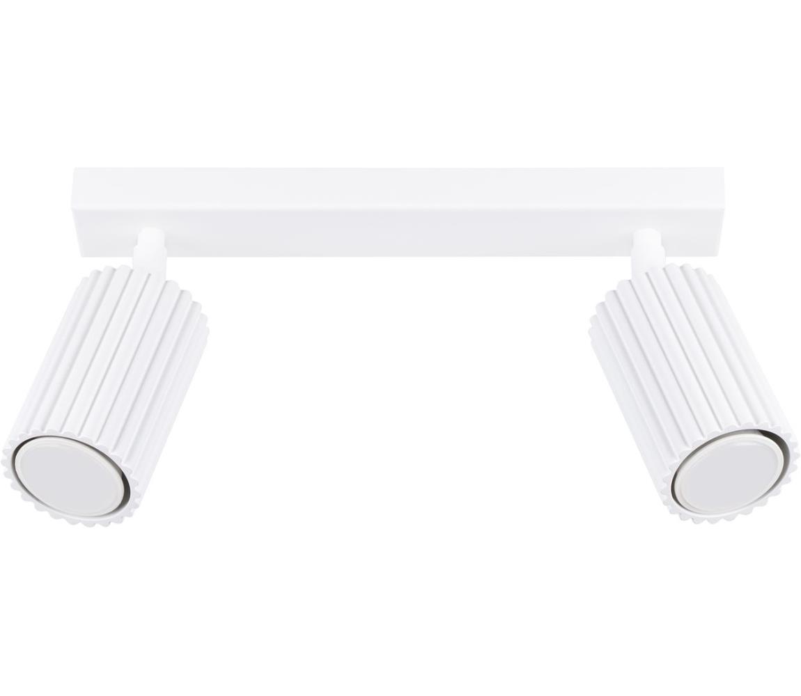 Donoci Bodové svietidlo KARBON 2xGU10/10W/230V biela