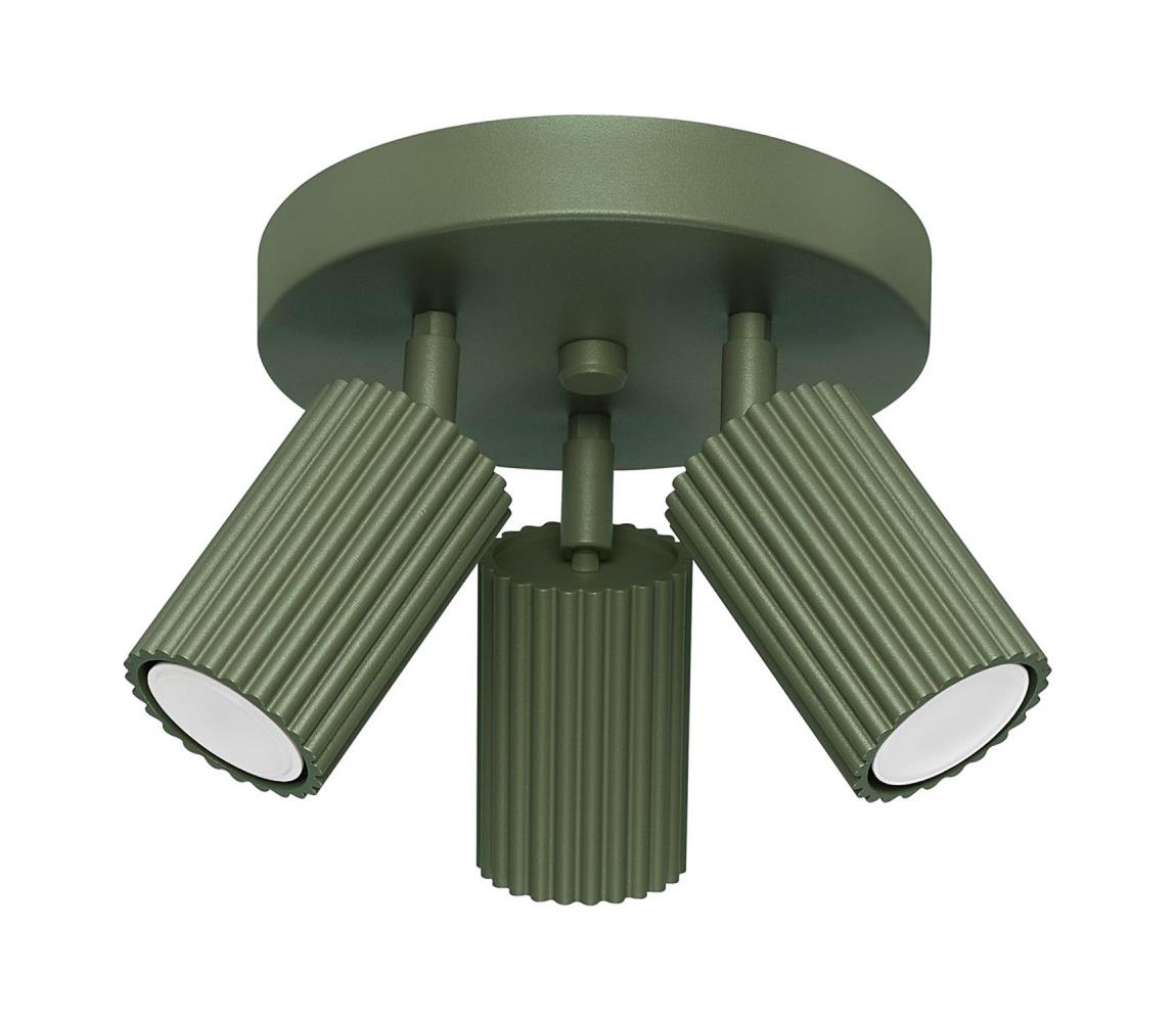 Donoci Bodové svietidlo KARBON 3xGU10/10W/230V zelená SL.1620