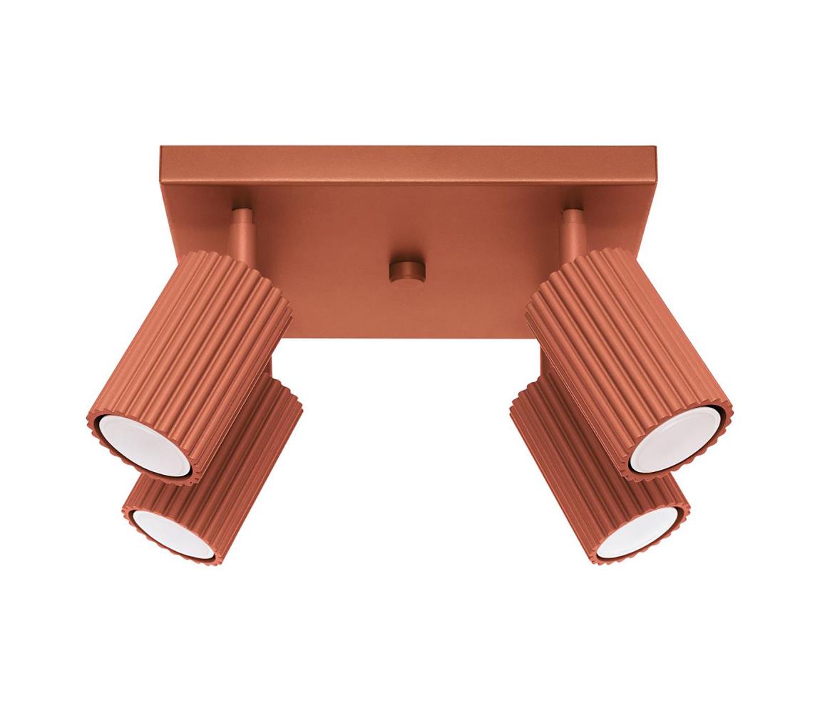 Donoci Bodové svietidlo KARBON 4xGU10/10W/230V červená SL.1640