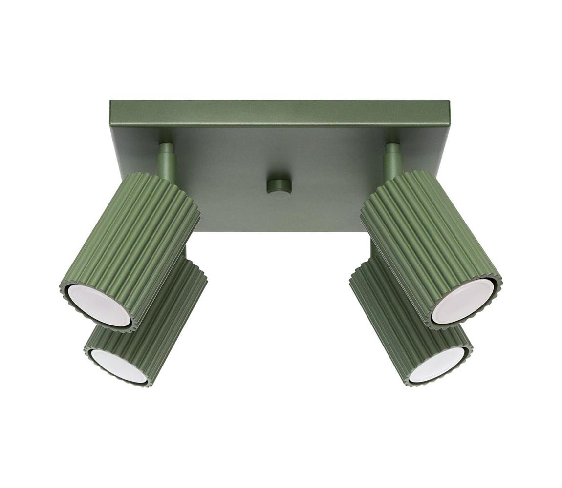 Donoci Bodové svietidlo KARBON 4xGU10/10W/230V zelená SL.1621