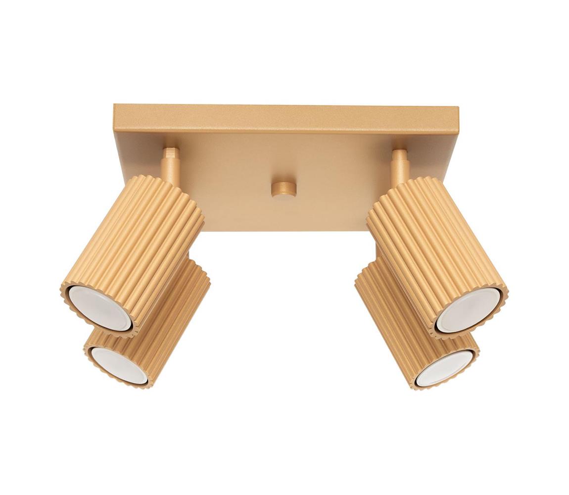 Donoci Bodové svietidlo KARBON 4xGU10/10W/230V zlatá SL.1564