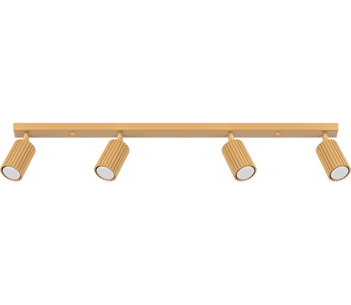 Donoci Bodové svietidlo KARBON 4xGU10/10W/230V zlatá