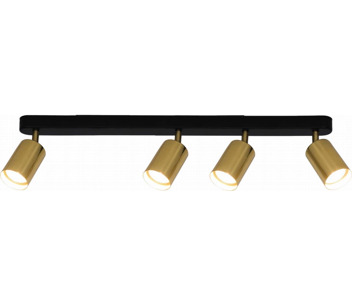 Donoci Bodové svietidlo KONCEPT 4xGU10/35W/230V čierna/zlatá
