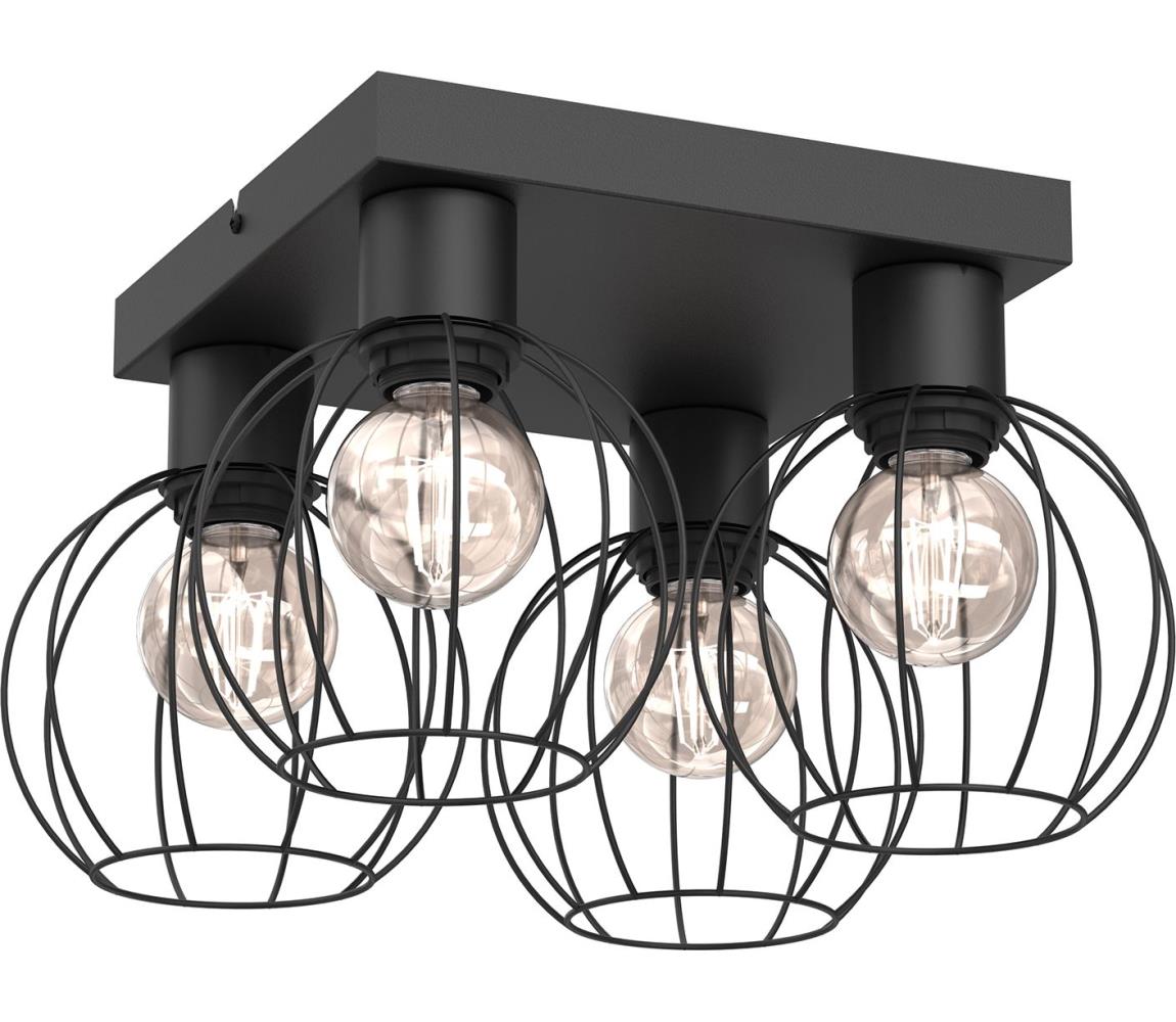 Donoci Bodové svietidlo LAPS 4xE27/15W/230W čierna