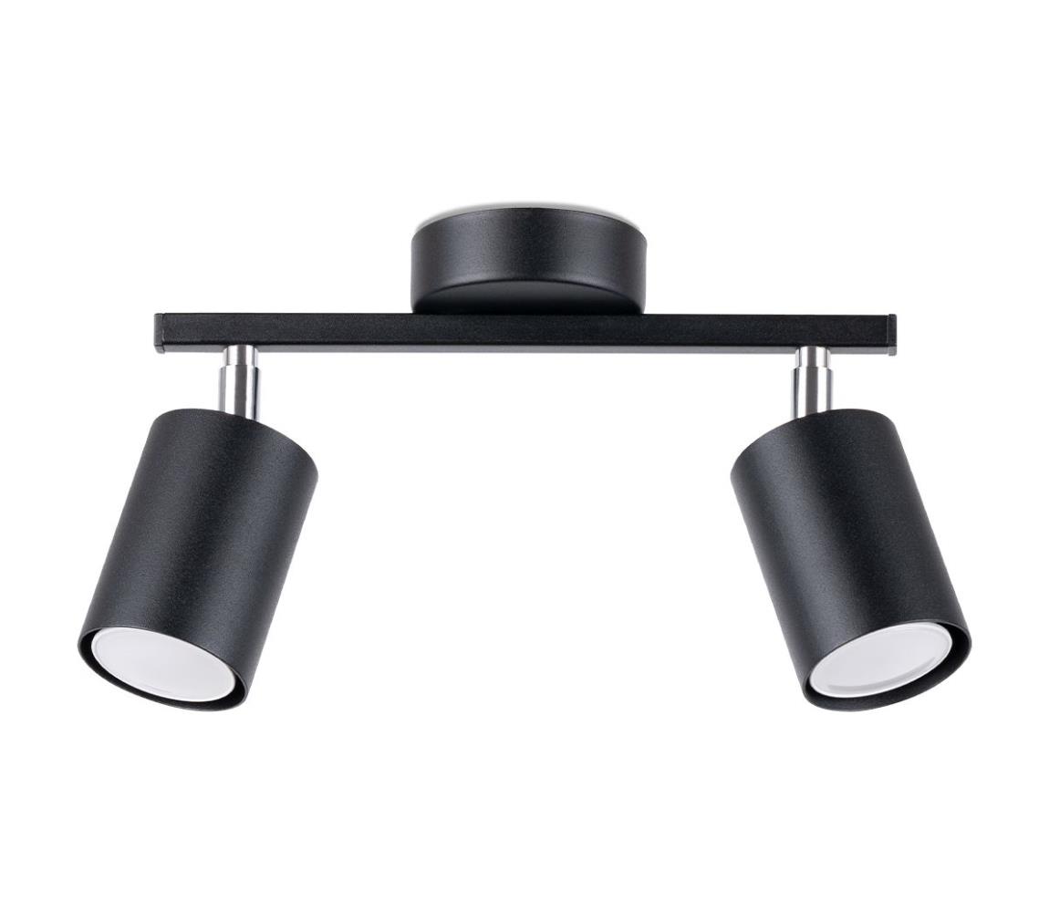 Donoci Bodové svietidlo LEMMI 2xGU10/40W/230V čierna