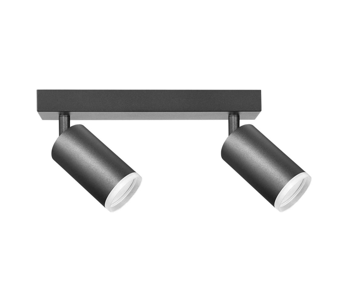 Donoci Bodové svietidlo LONDON 2xGU10/10W/230V čierna