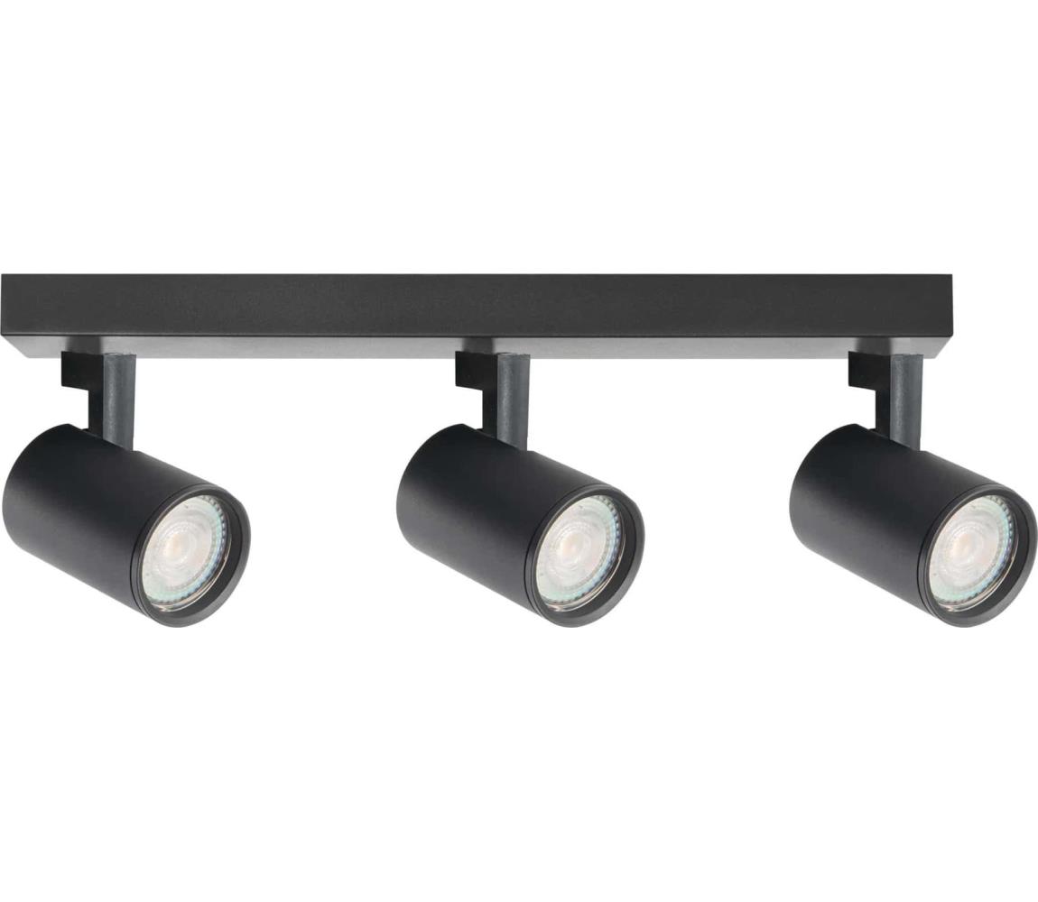 Donoci Bodové svietidlo LYNX 3xGU10/10W/230V čierna