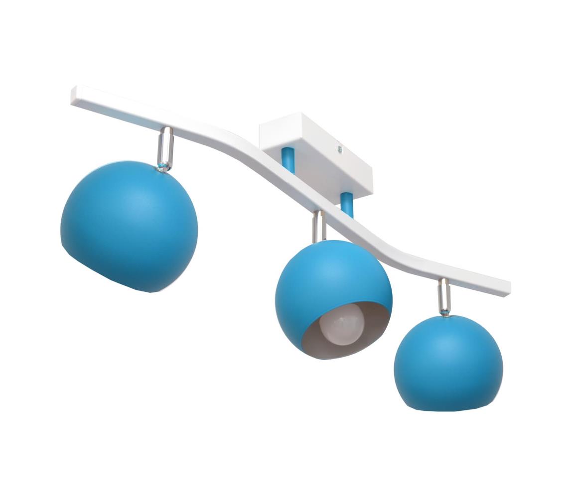 Donoci Bodové svietidlo MORRIS 3xE27/15W/230V modrá