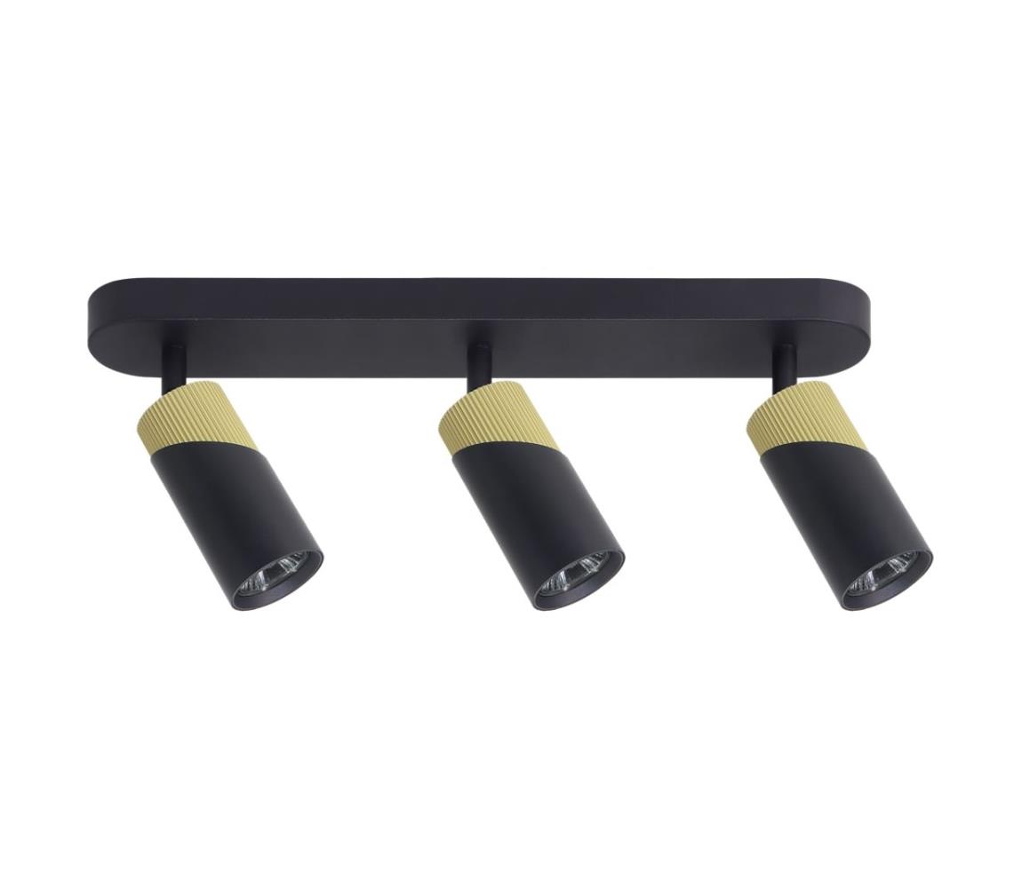 Donoci Bodové svietidlo NEO 3xGU10/8W/230V čierna/zlatá