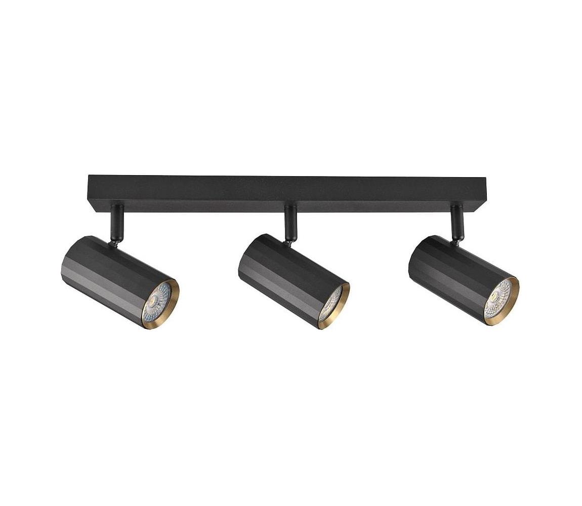 Donoci Bodové svietidlo NICEA 3xGU10/10W/230V čierna