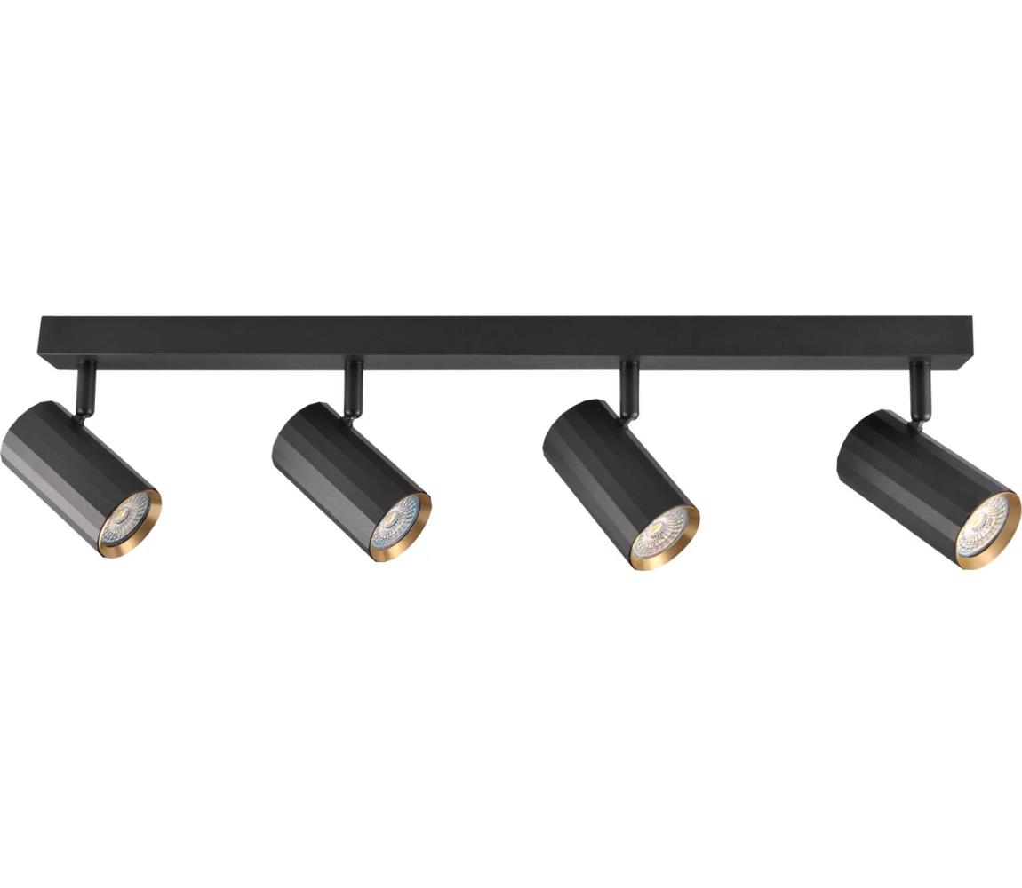 Donoci Bodové svietidlo NICEA 4xGU10/10W/230V čierna