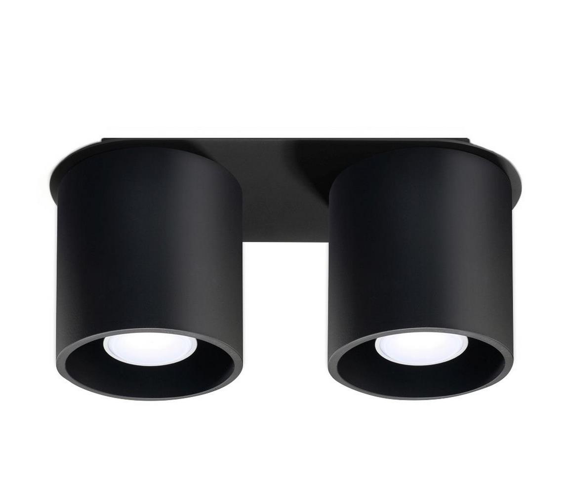 Donoci Bodové svietidlo ORBIS 2 2xGU10/40W/230V čierna