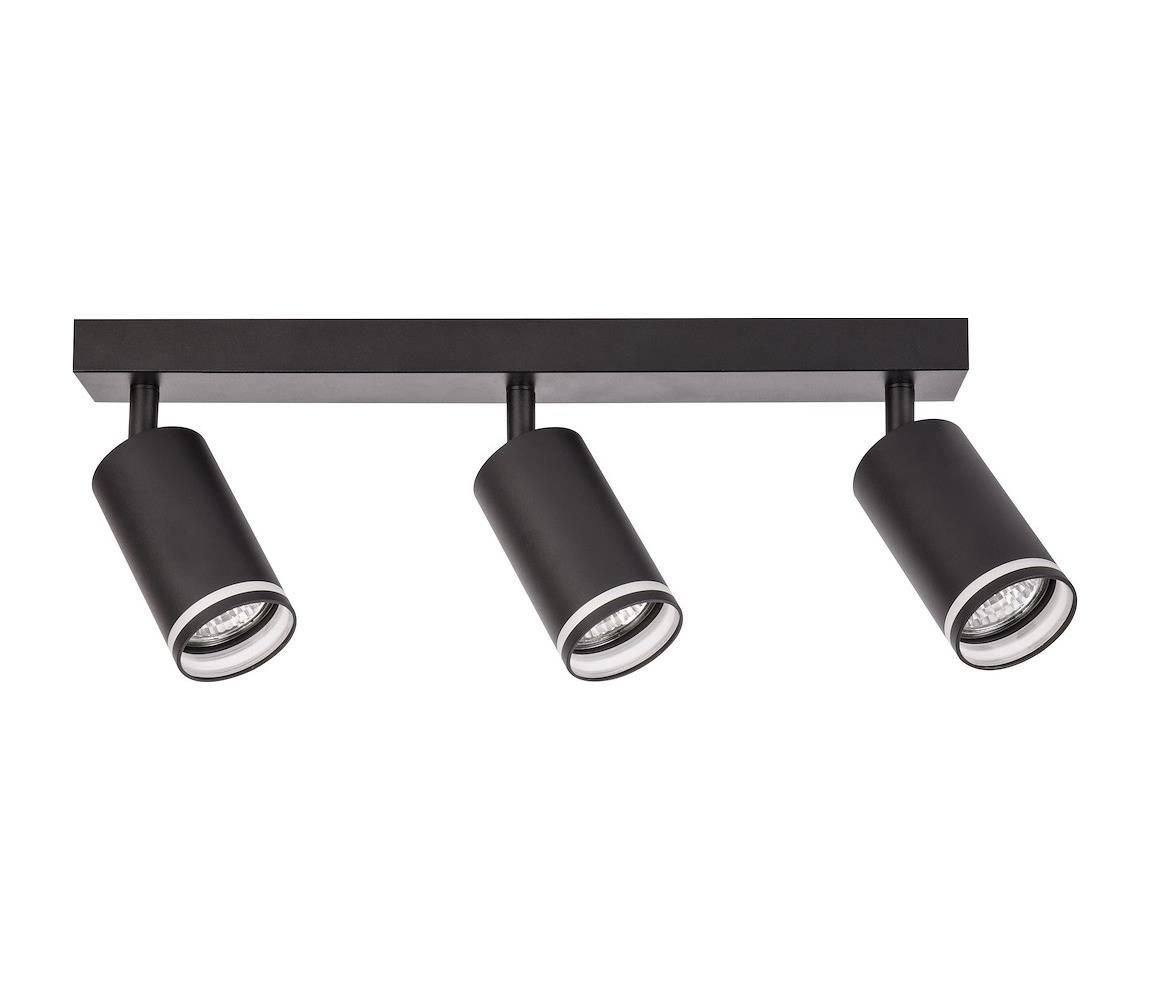 Donoci Bodové svietidlo PIPE 3xGU10/10W/230V čierne