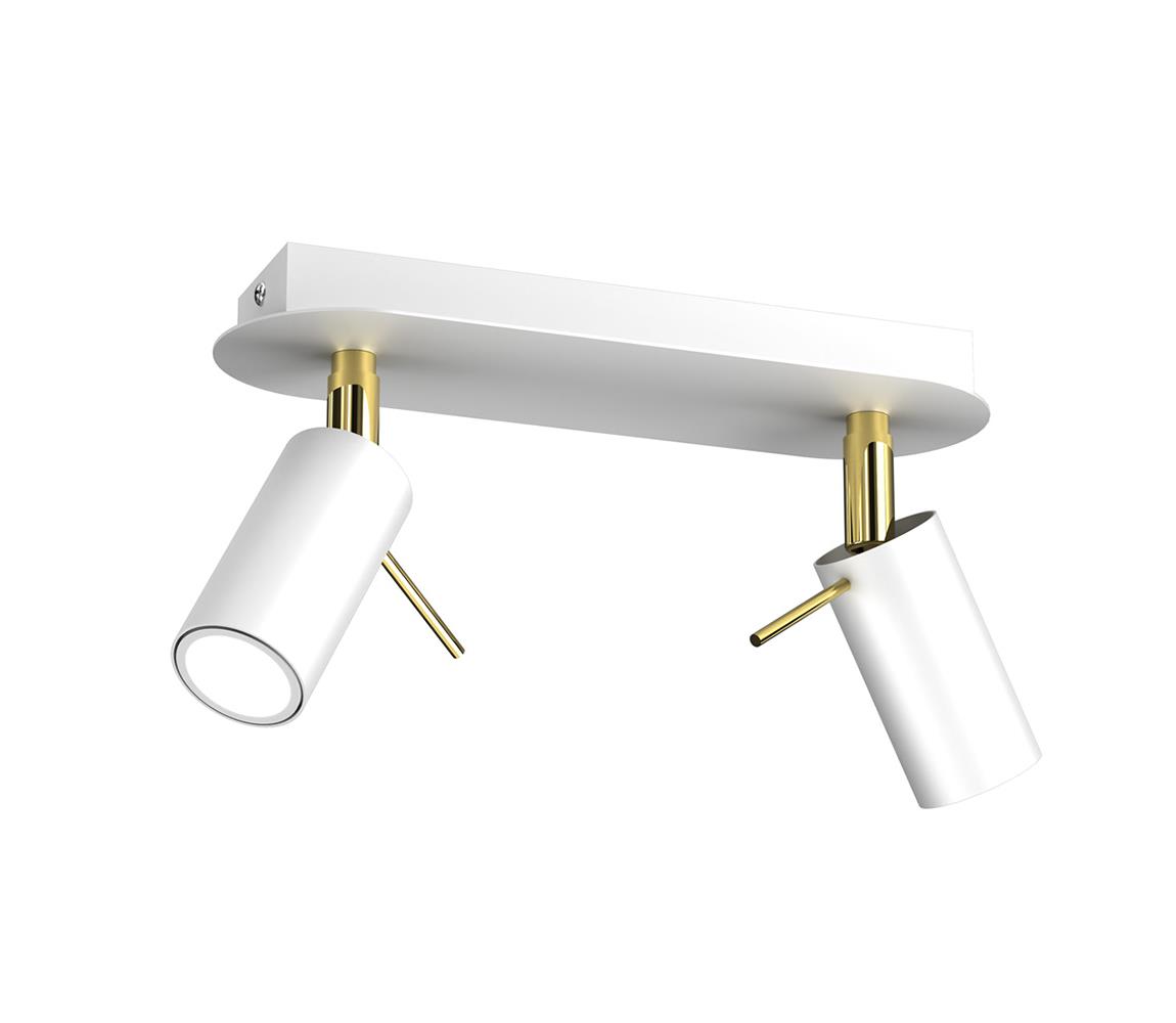 Donoci Bodové svietidlo PRESTON 2xGU10/MR11/40W/230V biela/zlatá