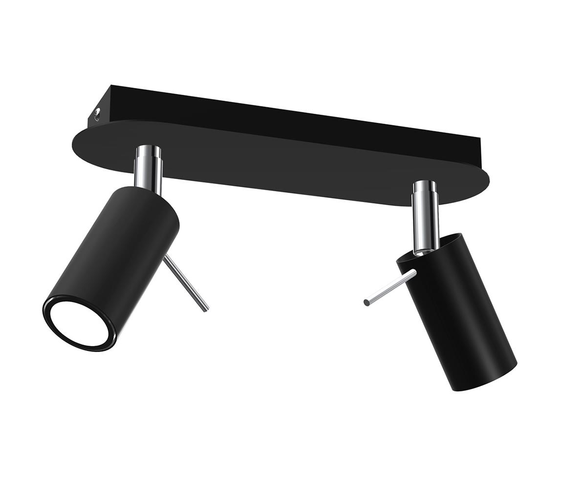 Donoci Bodové svietidlo PRESTON 2xGU10/MR11/40W/230V čierna