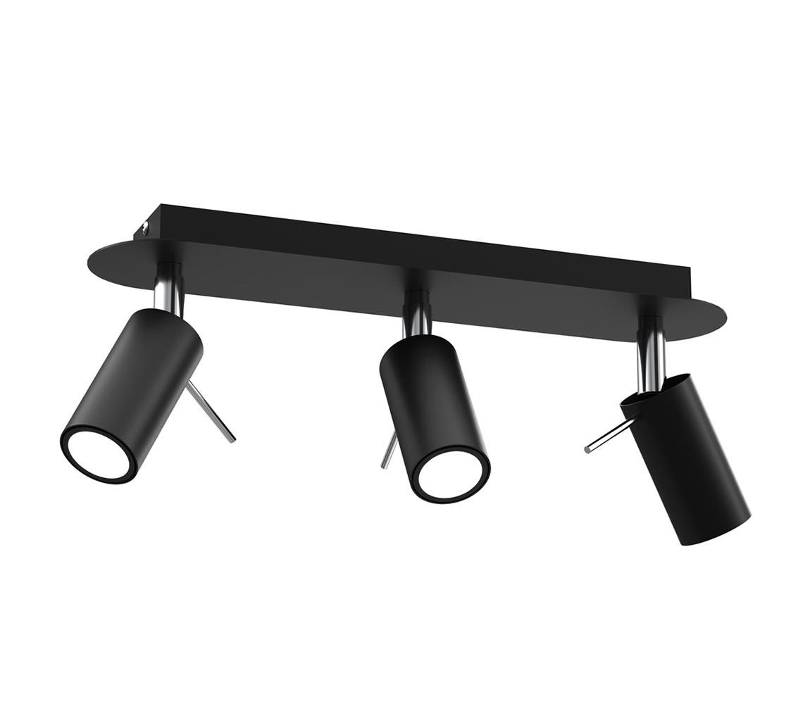 Donoci Bodové svietidlo PRESTON 3xGU10/MR11/40W/230V čierna