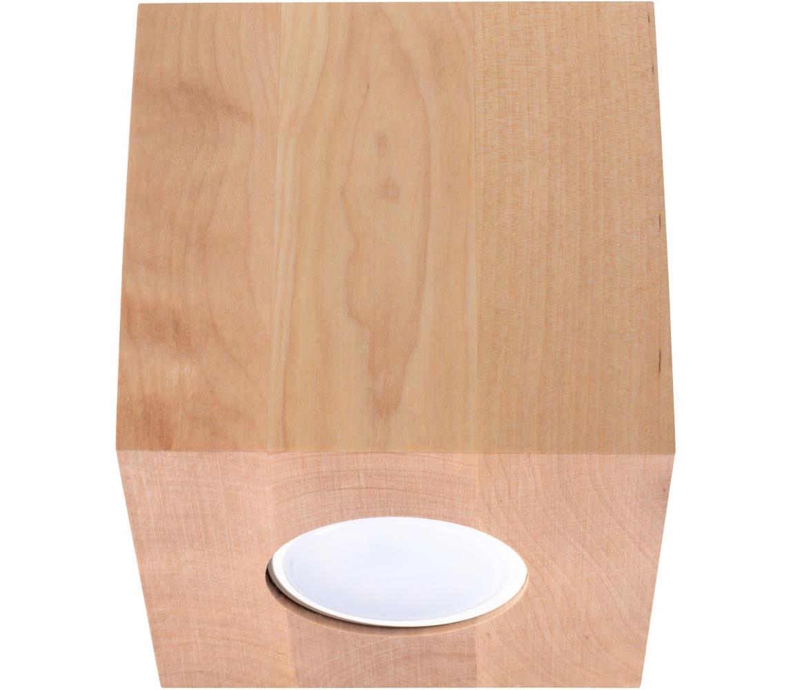 Donoci Bodové svietidlo QUAD 1xGU10/10W/230V drevo