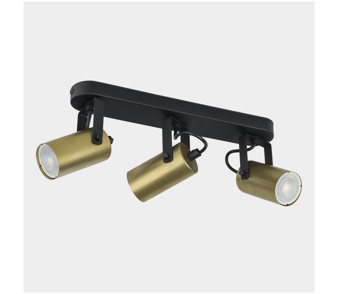 Donoci Bodové svietidlo REDO 3xGU10/10W/230V zlatá/čierna