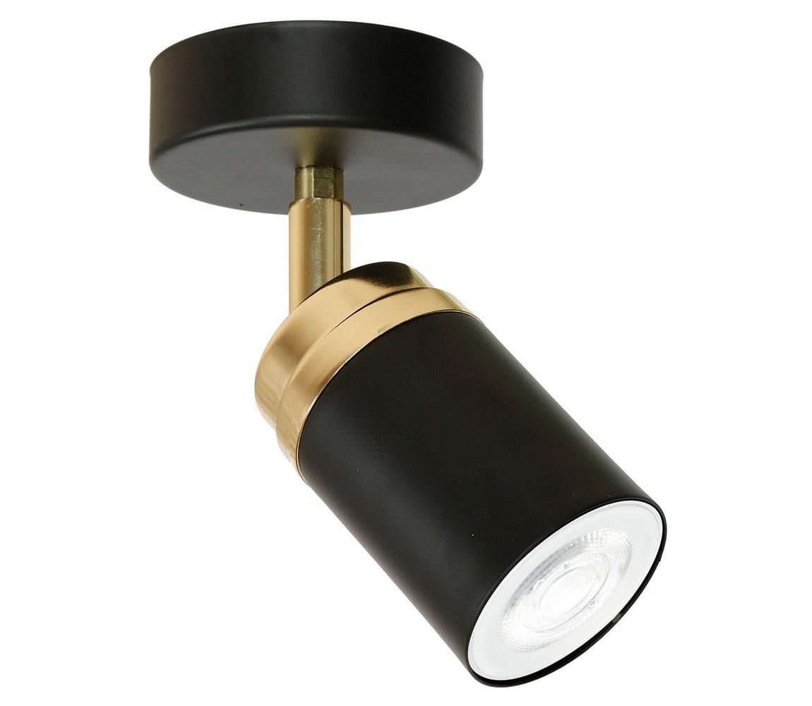 Donoci Bodové svietidlo RENO 1xGU10/8W/230V čierna/zlatá