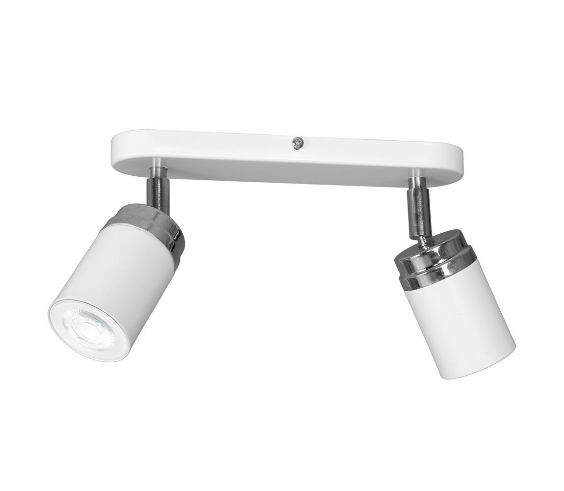 Donoci Bodové svietidlo RENO 2xGU10/8W/230V biela/chróm