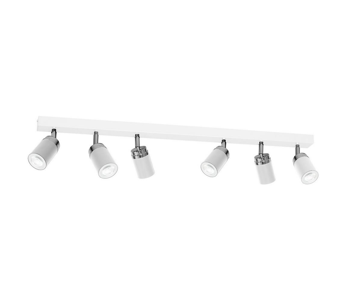 Donoci Bodové svietidlo RENO 6xGU10/8W/230V biela/chróm