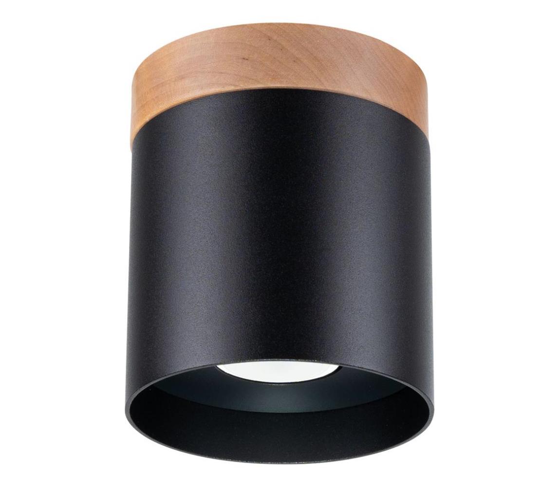 Donoci Bodové svietidlo RIF 1xGU10/10W/230V pr. 12 cm čierna