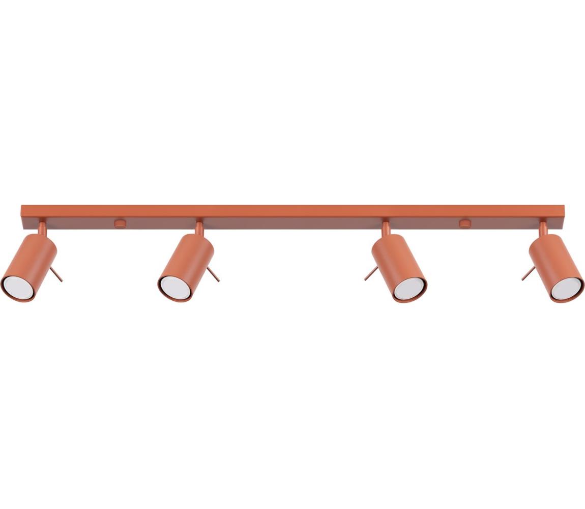 Donoci Bodové svietidlo RING 4xGU10/10W/230V červená